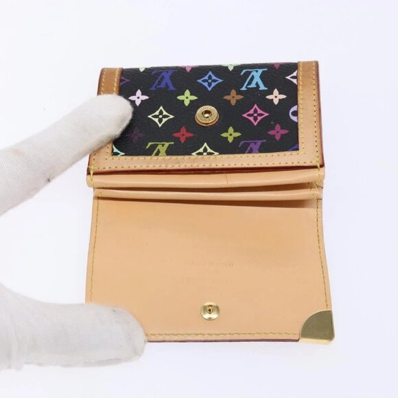 LOUIS VUITTON Monogram Multicolor Porte Monnaie Plat Purse M92656 LV Auth 139030 - Picture 8 of 16
